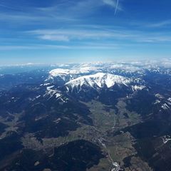 Flugwegposition um 10:39:44: Aufgenommen in der Nähe von Gemeinde Grünbach am Schneeberg, 2733, Österreich in 3138 Meter